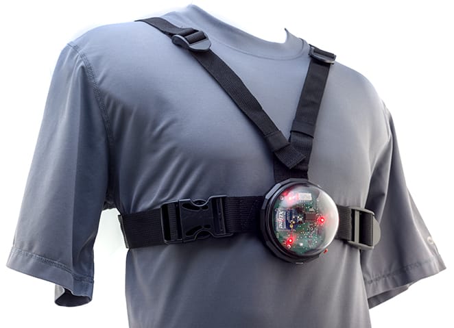 Chimera laser tag target worn