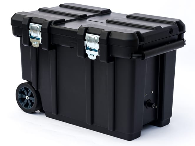 Mobile laser tag caddy