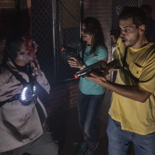 Zombie laser tag