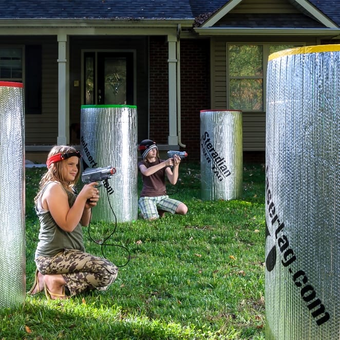 Backyard laser+ tag